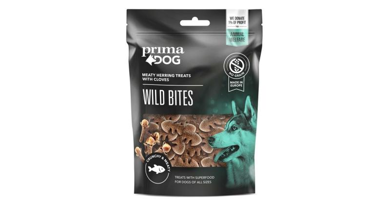 PrimaDog Wild Bites Silli ja mausteneilikka 100g