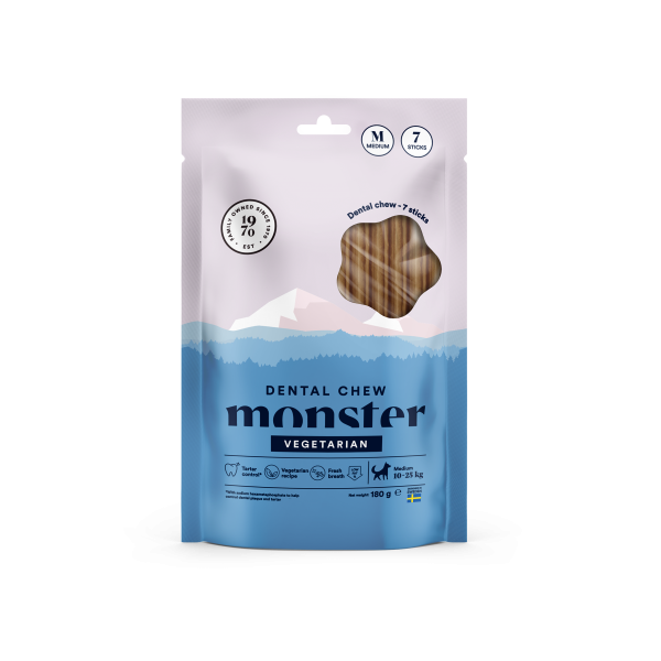 Monster Dog Dental Chew Vegetarian - viikkopakkaus