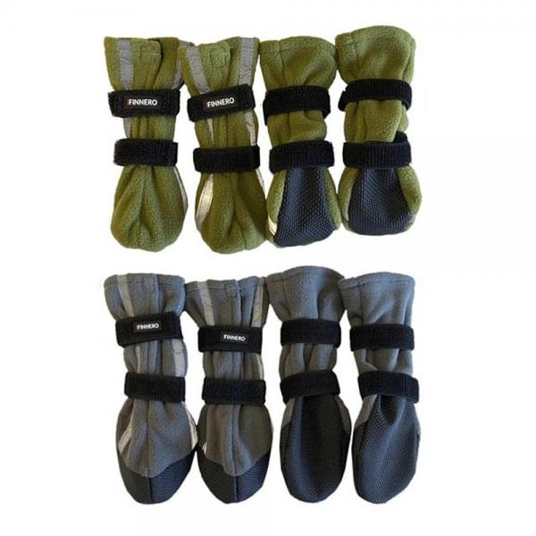 Finnero Heijastavat Halla-tossut, vihreä,  4 kpl / pkt