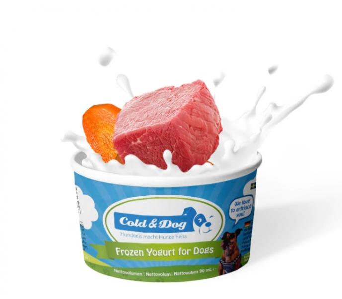 Cold & Dog Beef - koirille jogurttijäätelö 90ml