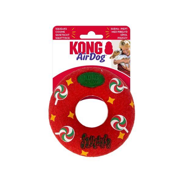 KONG Holiday AirDog Donut Punainen M