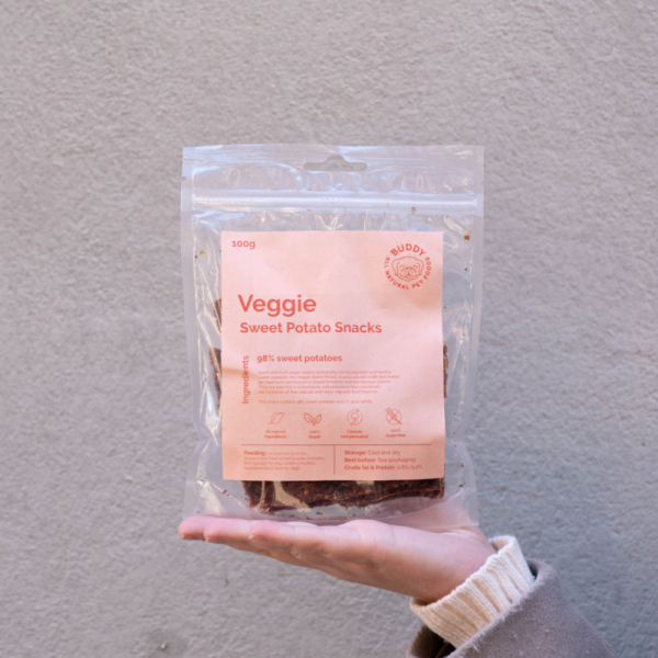 BUDDY Veggie Sweet Potato Snacks – kasvismakupala 100g