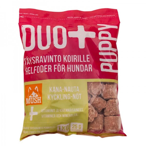 Mush Duo+ Puppy (Kana-Nauta) 1kg